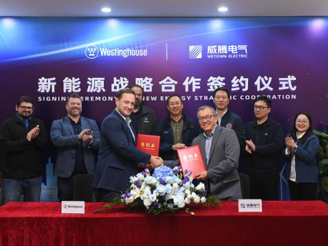 tyc86太阳集团电气与西屋电气正式达玉成球新能源战略相助