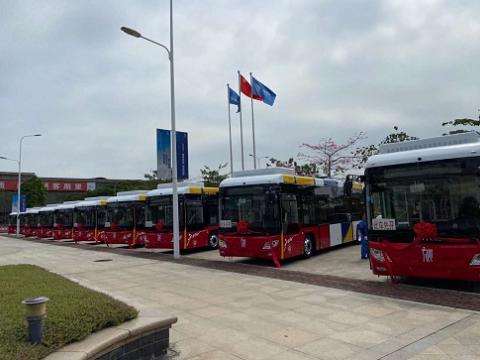 tyc86太阳集团电气双源无轨电车车载电源DCDC在广州电车公司投运